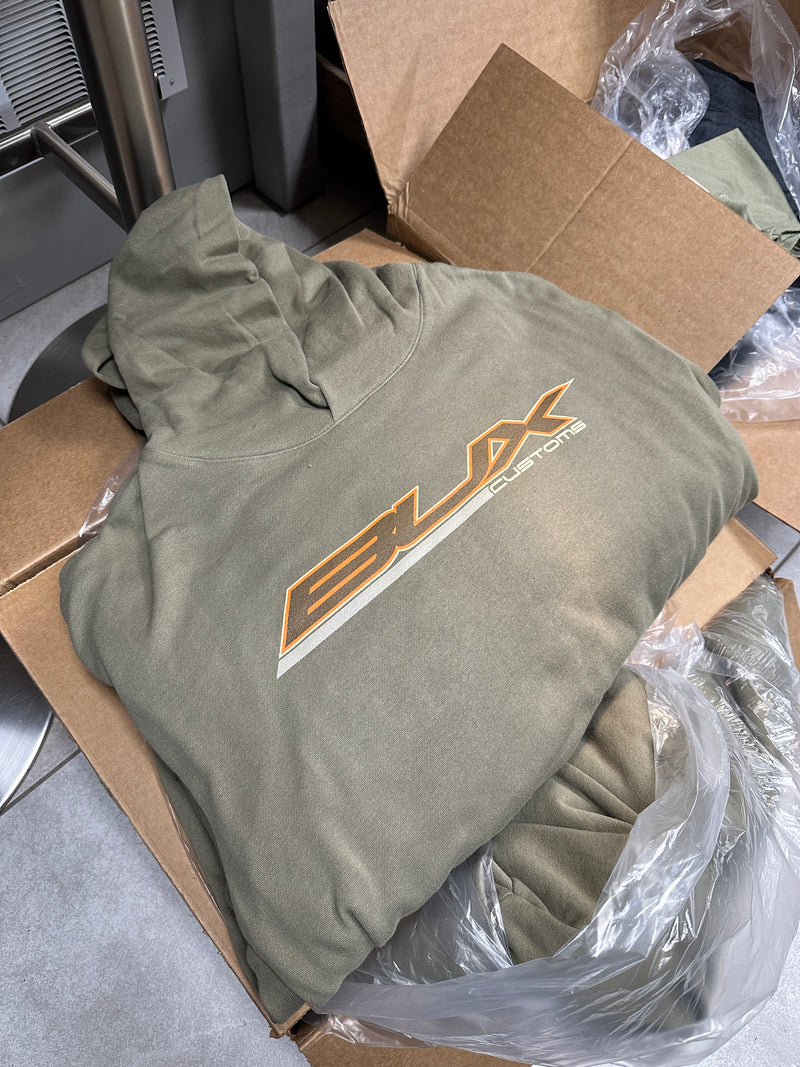 BUX orange logo pullover