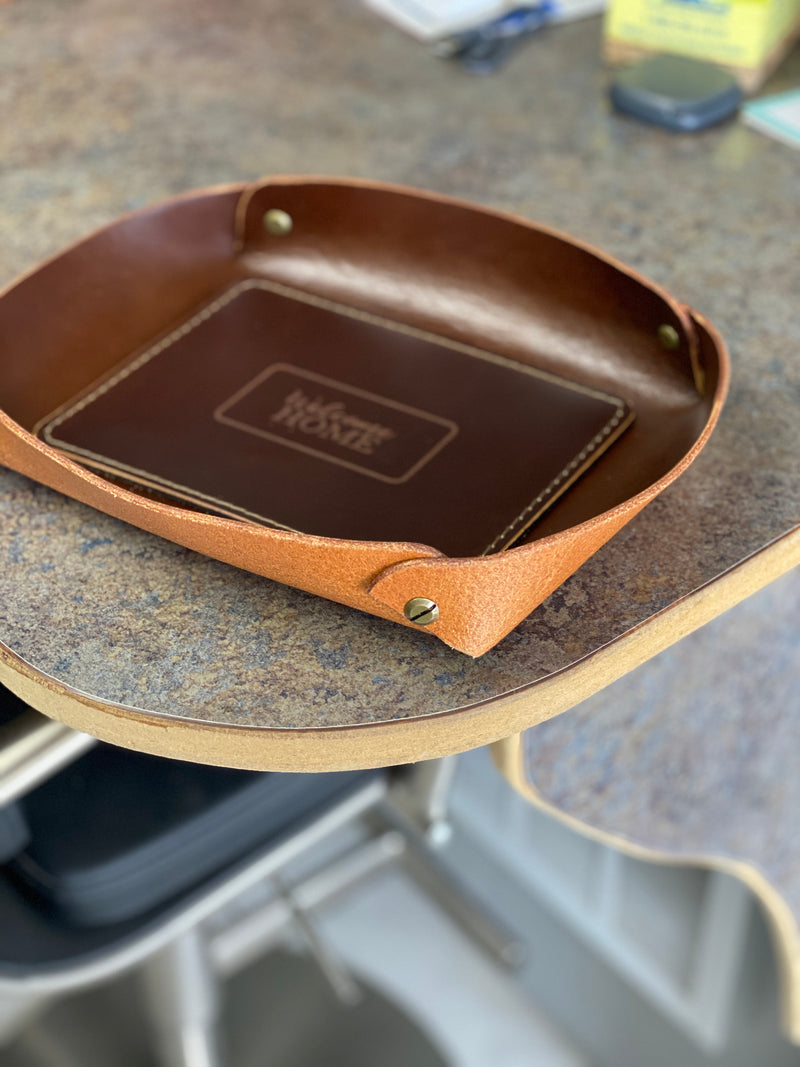 Leather Valet Tray | Camo | Orvis