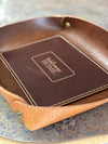Leather Valet tray